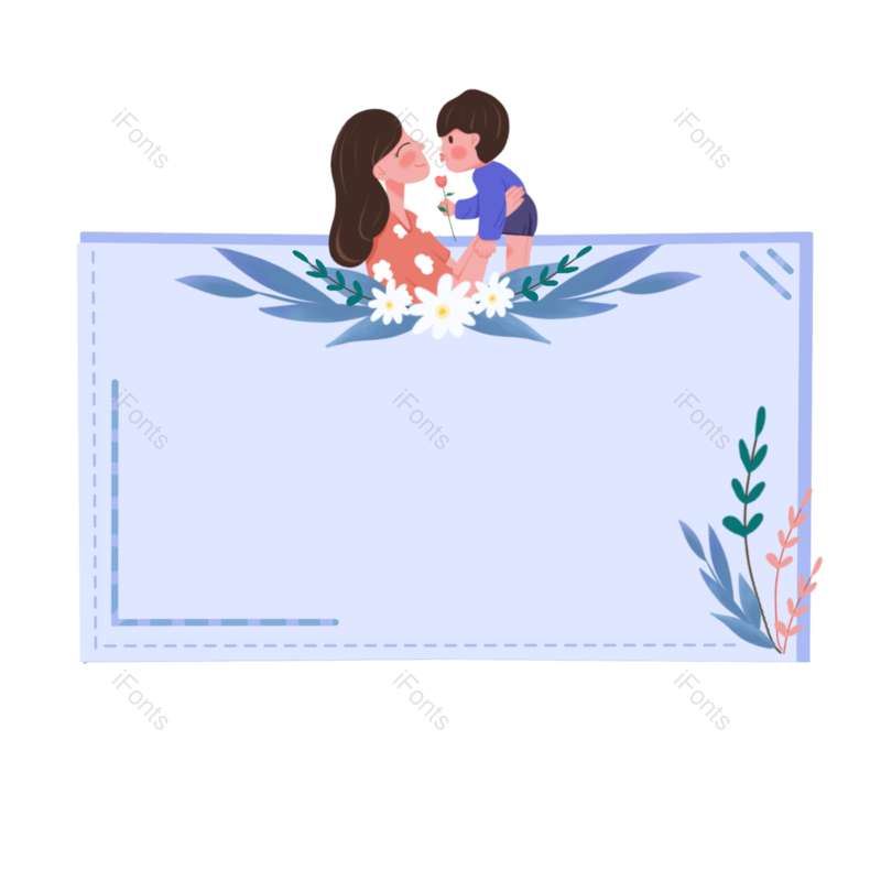 叶子图片,边框元素,母亲节PNG,绿叶免抠素材